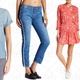 The Mandarin Shirt, $55 | The Fling Piping Jean, $80 | The Tenant Cutout Dress, $120 | The Unrolled Fling Jean, $80